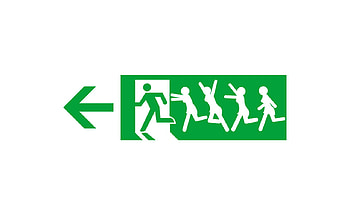 Exit, signal, funny, girls HD wallpaper