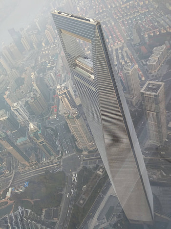 Shanghai World Financial Center, Architectural wonder, Shanghai's pride, Impressive structure HD phone wallpaper