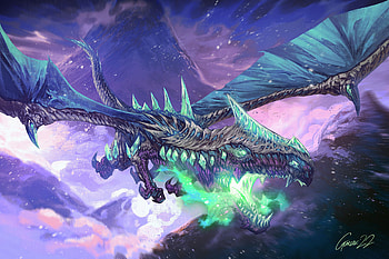 Gemstone Dragon, fantasy, dragon HD wallpaper