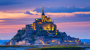 Mont St. Michel, Abbey , Normandy france world, Travels HD wallpaper