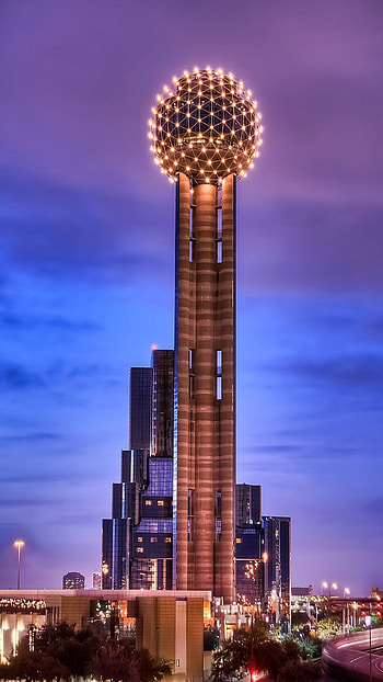 Reunion Tower, Dallas (Texas) HD phone wallpaper
