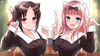 Kaguya Shinomiya, Chika Fujiwara, Anime , Team dynamic HD wallpaper