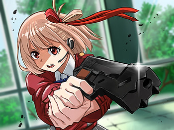 Chisato Nishikigi, Chisato Nishikigi, Anime, Lycoris Recoil HD wallpaper