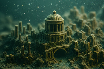 Submerged Atlantis — Ultra, atlantis, ancient ruin HD wallpaper