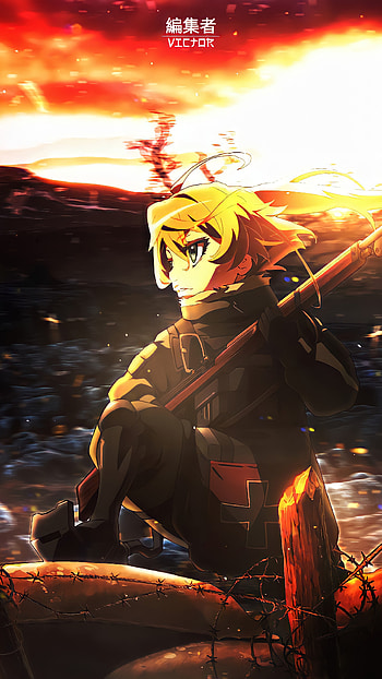 Youjo Senki, Degurechaff, edits, arts, anime, anime guerra HD phone wallpaper