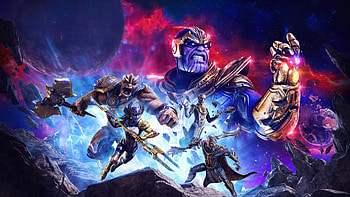 Marvel Strike Force Game, marvel-strike-force, games, video-games, thanos HD wallpaper