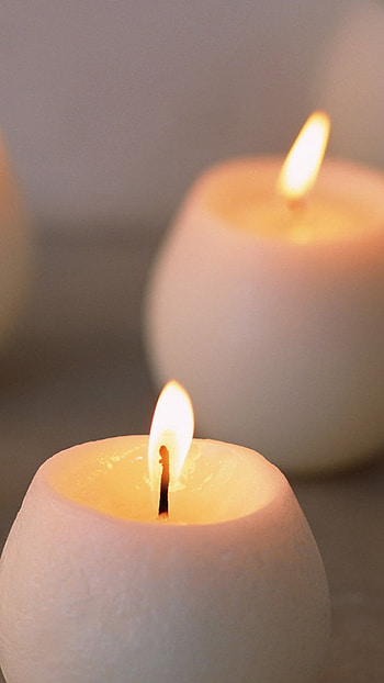 Candles , White Candles, mini candles HD phone wallpaper