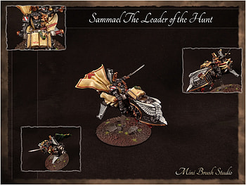 Warhammer 40k - Sammael The Grand Master of the Ravenwing ( Dark Angels ) HD wallpaper