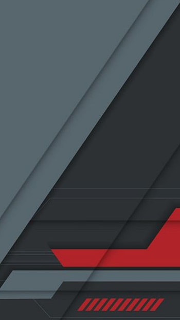 material design gamer, digital, red, gray, modern, layers, pattern, abstract, tint HD phone wallpaper