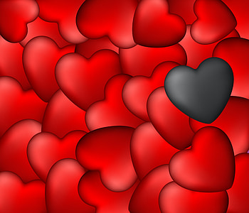 Art, Hearts, Love HD wallpaper