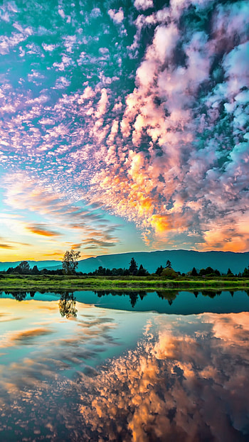 nature, reflection HD phone wallpaper