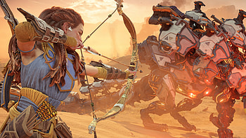 Horizon Forbidden West Aloy - Dynamic Action Scene, video game, Horizon Forbidden West, Aloy (Horizon Series) HD wallpaper