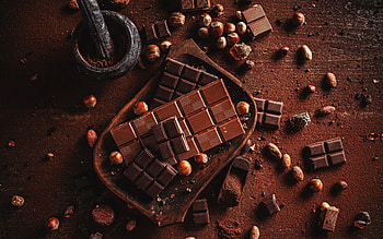 Hazelnut chocolate delight, Sweet chocolate concepts, Tempting milk chocolate, Exquisite chocolate HD wallpaper