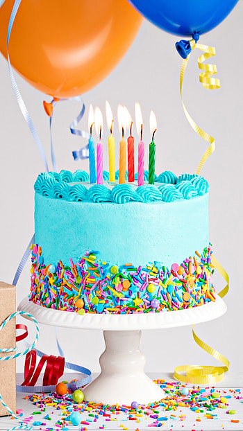 Happy Birtay, Cake, Abstract HD phone wallpaper