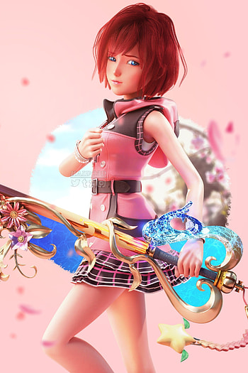 Kairi kingdom hearts anime, Captivating character designs, Exciting gameplay, Brimming with creativity HD phone wallpaper