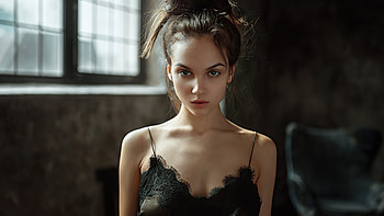 Girl Looking Directly Into Viewer , girls, model HD wallpaper