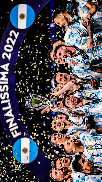 Argentina campeon, Messi, Seleccion HD phone wallpaper