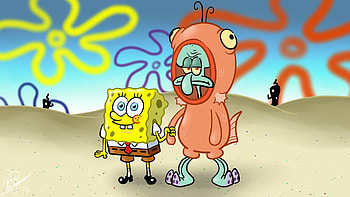 SpongeBob and Squidward, Backgrounds HD wallpaper