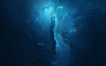 Atlantis Nebula , nebula, digital-universe, deviantart HD wallpaper