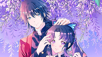 GiyuShino Giyuu Tomioka Shinobu Kochou Demon Slayer Kimetsu no Yaiba HD wallpaper