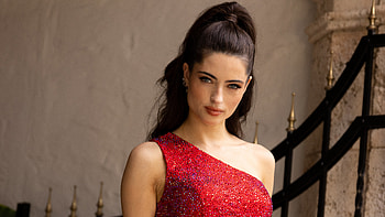2022 Renee Murden Sophia Thomas Designs , renee-murden, celebrities, girls, model, red-dress HD wallpaper
