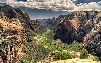 Zion National Park, Nature , Serene landscapes, Stunning beauty HD wallpaper