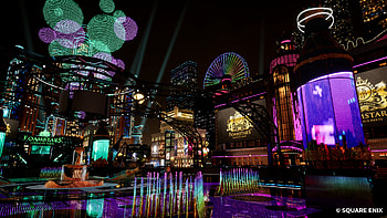 Foamstars Video Game Night City, video game, Foamstars HD wallpaper