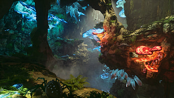 ARK: Survival Ascended - Mystical Cave, video game, ARK: Survival Ascended HD wallpaper
