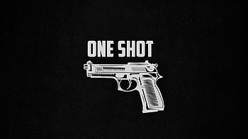 Gun One Shot Dark , gun, artist, artwork, digital-art, dark, black HD wallpaper