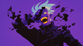 Crazy Satoru Gojo Death in JJK Anime VS Sukuna, Anime, Jujutsu Kaisen, Satoru Gojo, purple anime HD wallpaper