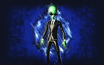 Fortnite Green Human Bill Skin, Fortnite, main characters, blue stone background, Green Human Bill, Fortnite skins, Green Human Bill Skin, Green Human Bill Fortnite, Fortnite characters HD wallpaper
