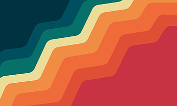 Wavy minimalist - Retro, minimalist HD wallpaper