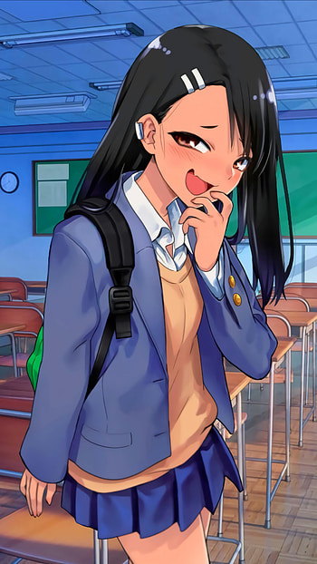 Anime, Fan Art, Girl, Miss Nagatoro HD phone wallpaper