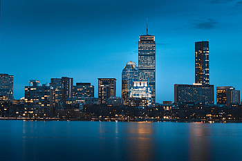 Cities, Architecture, Usa, Building, Night City, United States, Boston HD wallpaper