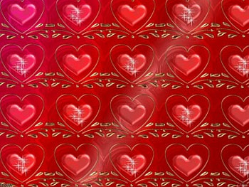 Cool Hearts, hearts, love, red HD wallpaper