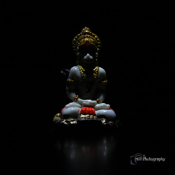 Hanuman, art, flash graphy, darkgrappy, devotional HD phone wallpaper