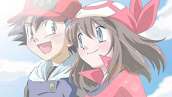 ash and may, may, ash, cute, love HD wallpaper