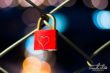 Love, Lock, Heart HD wallpaper