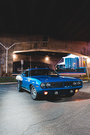 Cars, Lights, Car, Machine, Glow, Side View, Headlights HD phone wallpaper