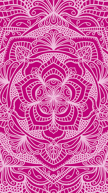 MANDALA ART, pink, design, mandalaart HD phone wallpaper