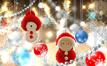 Holidays, Santa Claus, Snowman, Thread, Threads, Christmas Decorations, Christmas Tree Toys, Balls HD wallpaper