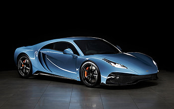 2022, Noble M500 Prototype, front view, exterior, hypercars, new blue M500 Prototype, british sports cars, Noble, racing cars HD wallpaper