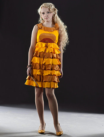 Luna Lovegood, Yellow dress robes, Harry Potter Wiki, Fandom representation HD phone wallpaper