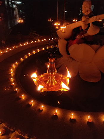 Diwali Vibes, Light, Goddess, Lakshmi, Saraswati HD phone wallpaper