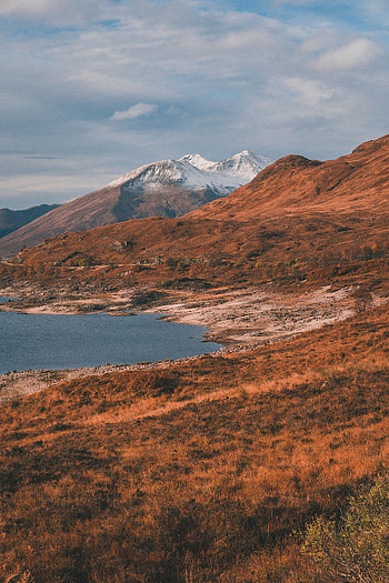Landscape, Nature, Mountains, Lake, Shore, Bank, Slope HD phone wallpaper