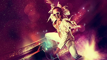 Rocketman movie, , Musical biopic, Elton John's journey HD wallpaper