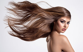 Beauty, model, white, hair, face, girl, woman HD wallpaper