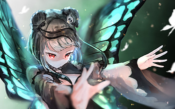 Uruha Rushia, , Virtual YouTuber, VTuber, artwork, manga, Uruha Rushia channel HD wallpaper