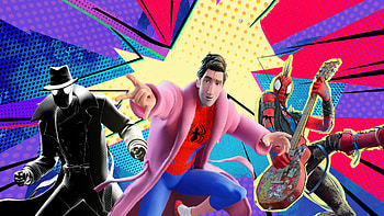 Peter B Parker Spider Punk And Spider Noir In Fortnite, fortnite, spiderman, games, video-games, mobile, ios, android, spider-punk HD wallpaper