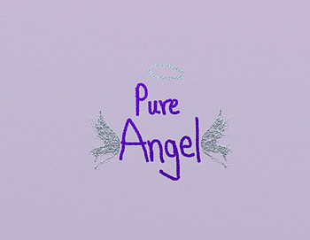 pure angel in lavendar, wings, halo, lavendar, angel HD wallpaper